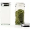 RSVP International RSVP Glass Spice Bottle With Chrome Lid