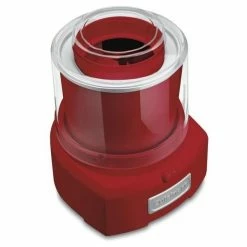 Cuisinart Frozen Yogurt/Ice Cream & Sorbet Maker | Red -Curious Shop cuisinart frozen dessert machine red ice cream makers ice 21r 6 1
