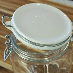 Bormioli Rocco 33.75oz Swing Top Fido Jar | White Top 7 Bormioli Rocco 33.75oz Swing Top Fido Jar | White Top -Curious Shop dsc 1487