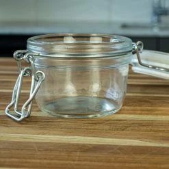 Bormioli Rocco 4.25oz Swing Top Fido Jar | White Top -Curious Shop dsc 1504 1