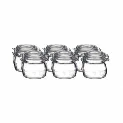 Bormioli Rocco 0.5L Swing Top Fido Canning Jars | 6-pack