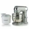 Cuisinart Precision 5.5-Quart Stand Mixer + Ice Cream Maker Attachment | Brushed Chrome