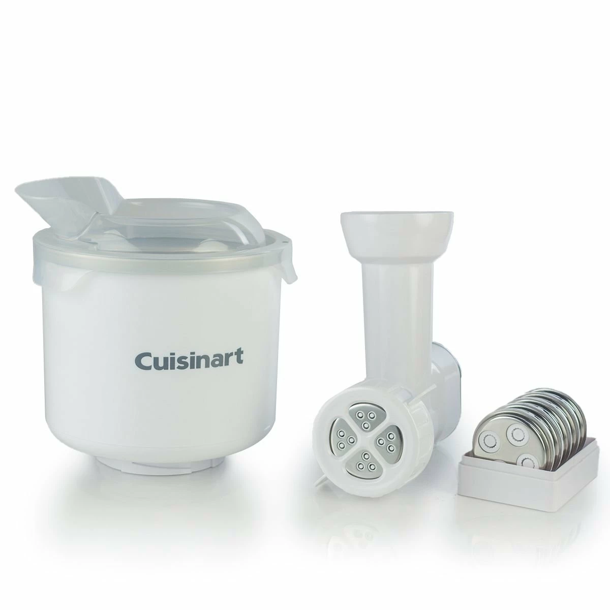 Cuisinart Precision 5.5-Quart Stand Mixer Attachment Set | Ice Cream Maker + Pasta Extruder 3 Cuisinart Precision 5.5-Quart Stand Mixer Attachment Set | Ice Cream Maker + Pasta Extruder