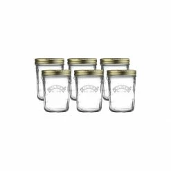 Kilner 11.8oz Wide Mouth Preserve Jars | 6-pack