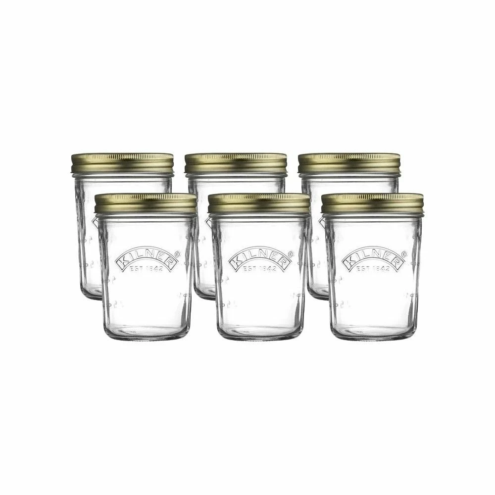 Kilner 12oz Wide Mouth Jars | Set Of 6 3 Kilner 12oz Wide Mouth Jars | Set Of 6