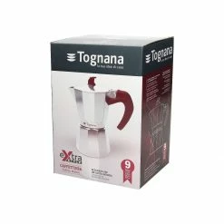 Tognana 9-Cup Stovetop Coffee Maker | Extra Style -Curious Shop es93