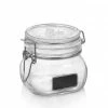 Bormioli Rocco 17oz Swing Top Storage Jar W/Chalkboard Label -Curious Shop fido jar rocco chalkboard 500ml