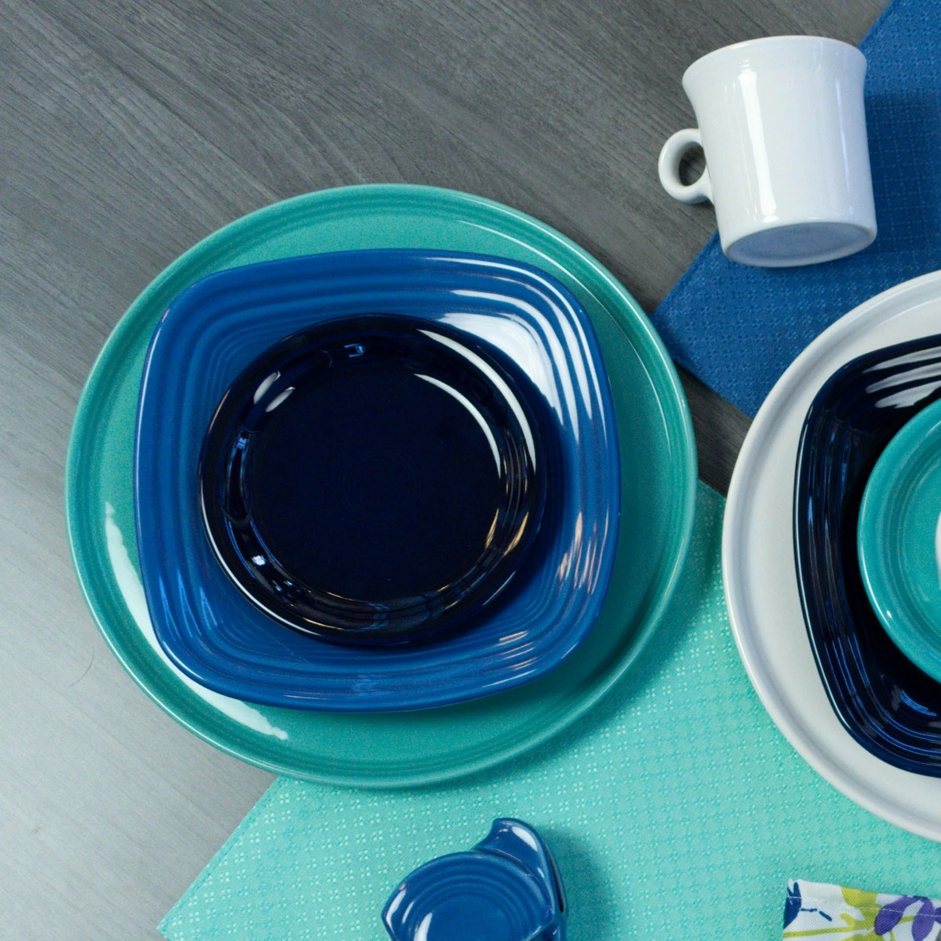 Fiesta® 12" Baking/Pizza Tray | Turquoise - Image 2