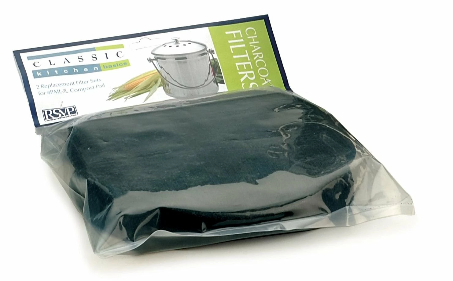 RSVP International RSVP Large Compost Pail Filter - 2 Pack 3 RSVP International RSVP Large Compost Pail Filter - 2 Pack