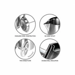 Frieling 17oz French Press | Brushed Finish 15 Frieling 17oz French Press | Brushed Finish -Curious Shop fpb 10