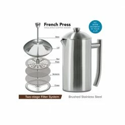 Frieling 17oz French Press | Brushed Finish 14 Frieling 17oz French Press | Brushed Finish -Curious Shop fpb 9