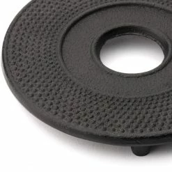 Bredemeijer Jang Cast Iron Coaster | Black 7 Bredemeijer Jang Cast Iron Coaster | Black -Curious Shop g003z detail1