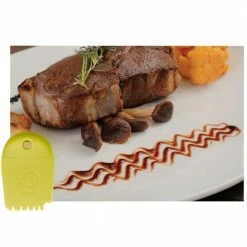 Mercer Culinary Silicone Plating Wedge - Graduated Lancet Arch