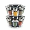 Cole & Mason 16-Jar Herb & Spice Carousel Spice Rack | Stainless Steel & Glass 1 Cole & Mason 16-Jar Herb & Spice Carousel Spice Rack | Stainless Steel & Glass -Curious Shop h121808u