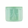 TableCraft Jadeite Glass Collection 9oz Salt Cellar With Lid 2 TableCraft Jadeite Glass Collection 9oz Salt Cellar With Lid -Curious Shop hjsc10