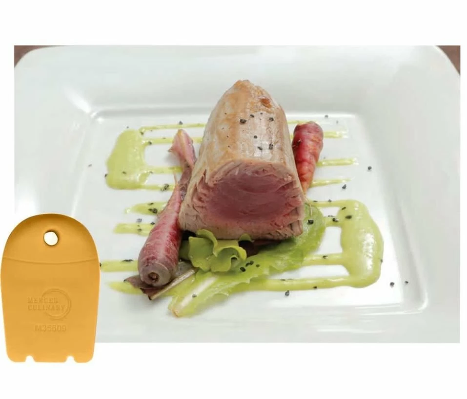 Mercer Culinary Silicone Silicone Plating Wedge - 4mm Horseshoe Arch 3 Mercer Culinary Silicone Silicone Plating Wedge - 4mm Horseshoe Arch