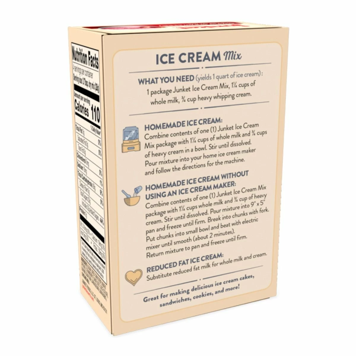 Junket Ice Cream Mix | Strawberry 4 Junket Ice Cream Mix | Strawberry - Image 2