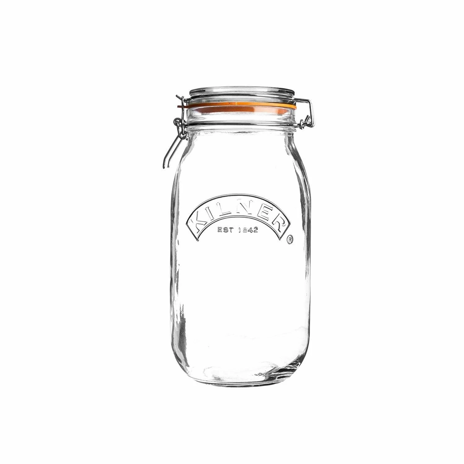 Kilner Round Swing Top Glass Jar | 1.5L 3 Kilner Round Swing Top Glass Jar | 1.5L