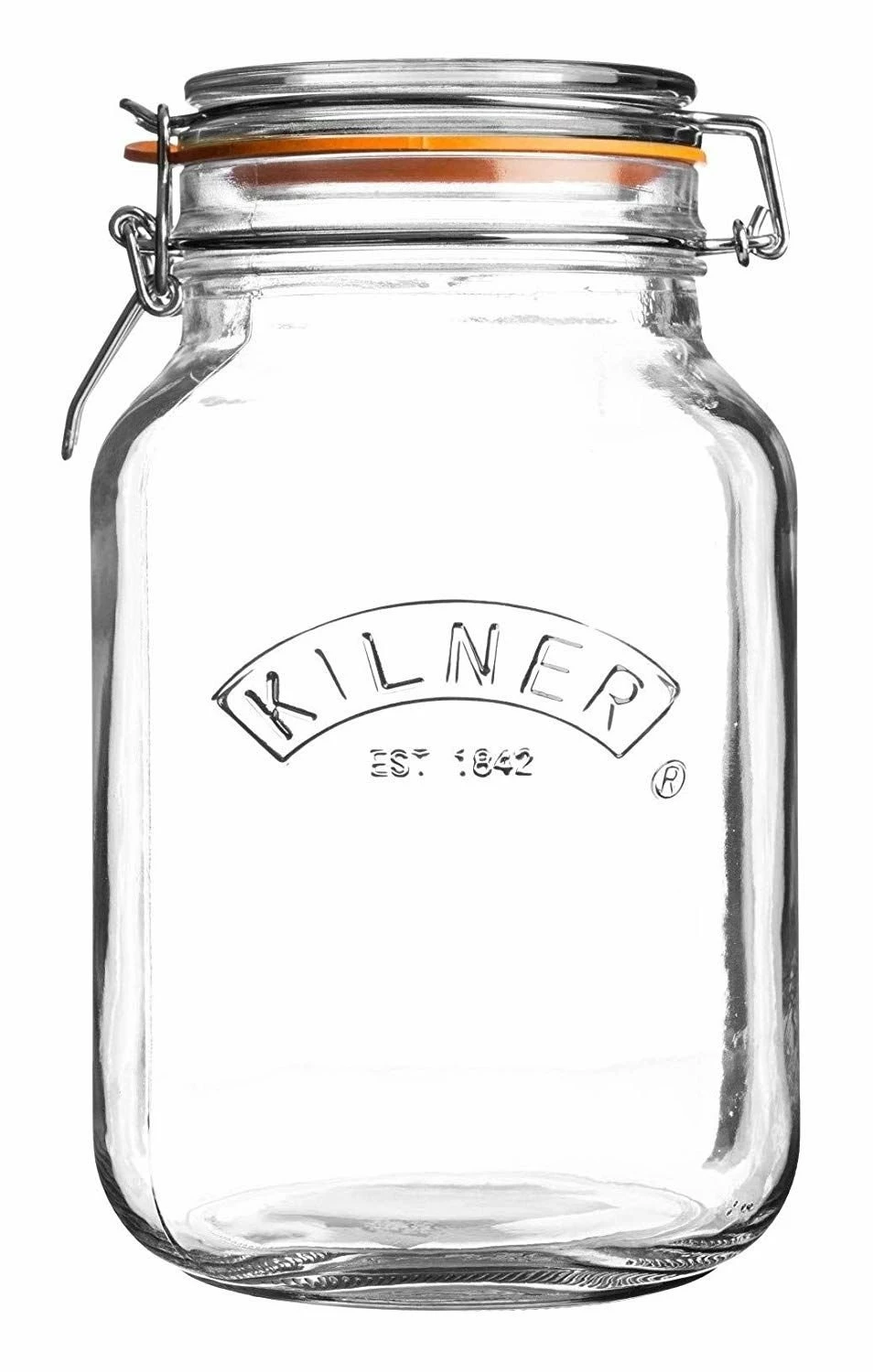 Kilner Square Swing Top Glass Jar | 1.5L 3 Kilner Square Swing Top Glass Jar | 1.5L