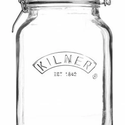 Kilner Square Swing Top Glass Jar | 2L