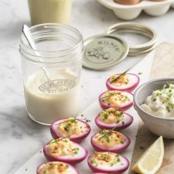 Kilner Mayonnaise & Sauce Jar Set -Curious Shop kilner create make mayomaker 0025.003 22 scaled