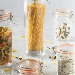 Kilner Facetted Clip Top Jar | 63.4oz -Curious Shop kilner facettedcliptopjars range 5