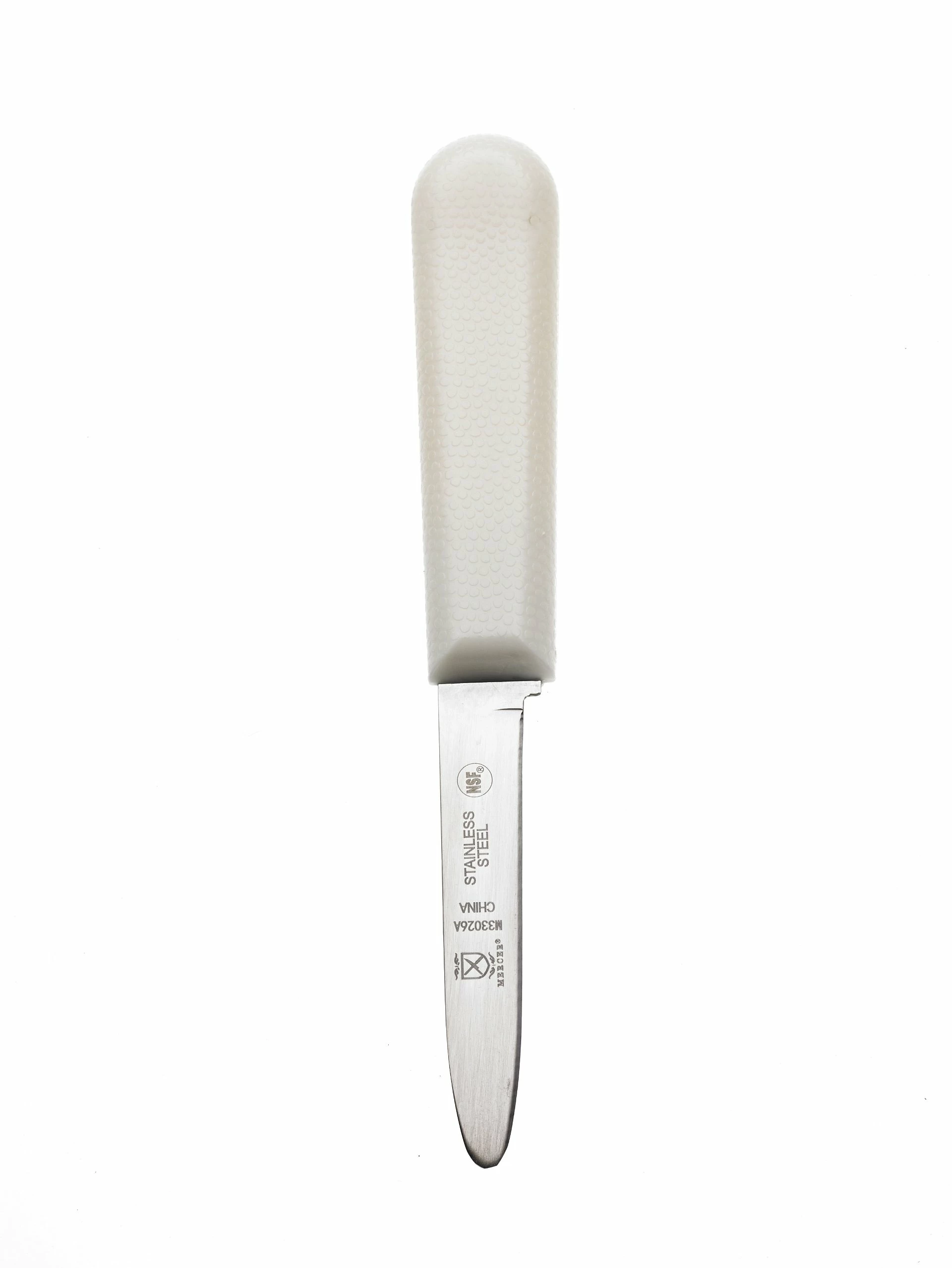 Mercer Cutlery Mercer Culinary Rounded Stainless Steel 3.25" Clam Knife - White 3 Mercer Cutlery Mercer Culinary Rounded Stainless Steel 3.25" Clam Knife - White