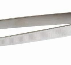 Mercer Culinary Straight Tip Precision Stainless Steel Plating Tongs | 11.75"