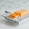 Fox Run White Marble Cheese Slicer -Curious Shop marble cheese slicer lifestyle 3841