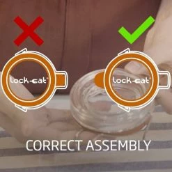 Luigi Bormioli Lock-Eat Food Jar 6.75oz -Curious Shop maxresdefault 105 42