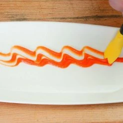 Mercer Culinary Mercer Silicone Plating Brush - Saw Tooth -Curious Shop mercer plating tools m35603 image 03