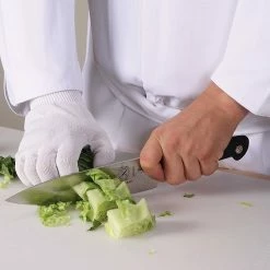 Mercer Cutlery MercerGuard Cut-Resistant Glove | Medium -Curious Shop mercerguard cut resistant glove m334111x extra large product usage2 2