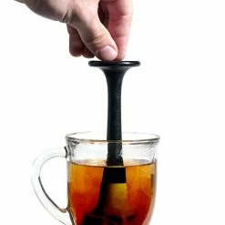 Norpro Silicone Tea Infuser & Tamper -Curious Shop norpro silicone tea infuser tamper easy to depress