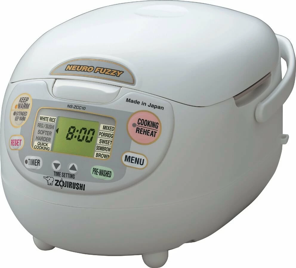 Zojirushi Micom Neuro Fuzzy 5.5-Cup Rice Cooker & Warmer - Premium White 4 Zojirushi Micom Neuro Fuzzy 5.5-Cup Rice Cooker & Warmer - Premium White - Image 2