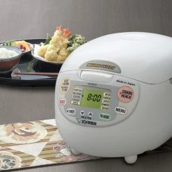 Zojirushi Micom Neuro Fuzzy 5.5-Cup Rice Cooker & Warmer - Premium White