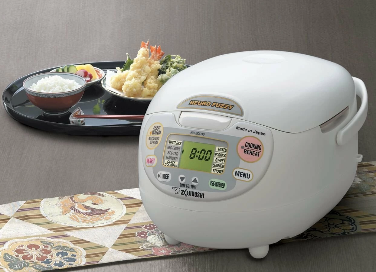 Zojirushi Micom Neuro Fuzzy 5.5-Cup Rice Cooker & Warmer - Premium White 3 Zojirushi Micom Neuro Fuzzy 5.5-Cup Rice Cooker & Warmer - Premium White