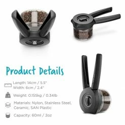 Dreamfarm Ortwo Lite Spice Grinder | Black 13 Dreamfarm Ortwo Lite Spice Grinder | Black -Curious Shop ortwo lite 5