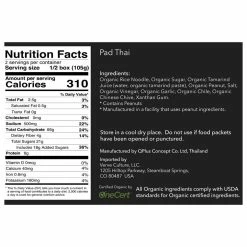 Verve Culture Authentic Cooking Kit - Organic Thai For Two | Pad Thai -Curious Shop pad6