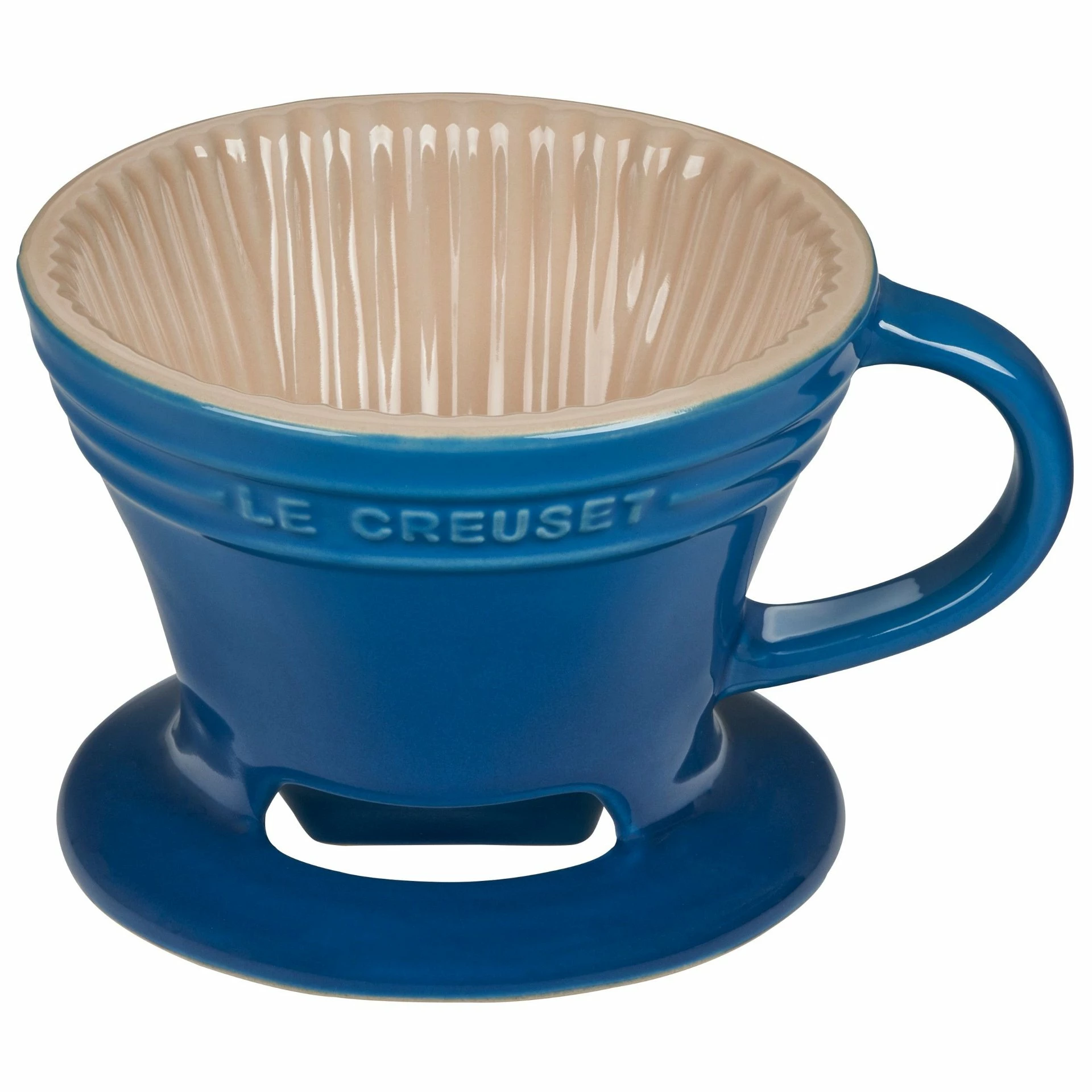 Le Creuset Pour Over Coffee Cone | Marseille Blue 3 Le Creuset Pour Over Coffee Cone | Marseille Blue