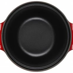 Le Creuset Cast Iron Rice Pot | Cerise/Cherry Red 12 Le Creuset Cast Iron Rice Pot | Cerise/Cherry Red -Curious Shop rs10466 ls4101s 1867ss inside 1