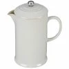 Le Creuset 34oz Stoneware Ceramic French Press | White 2 Le Creuset 34oz Stoneware Ceramic French Press | White -Curious Shop rs3402 pg8200 1016