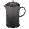 Le Creuset 34oz Stoneware Ceramic French Press | Oyster Grey