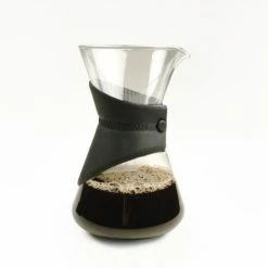 RSVP International Bloom & Flow™ Pour Over Coffee Brewer 8 RSVP International Bloom & Flow™ Pour Over Coffee Brewer -Curious Shop rsvp bloom flow pour over coffee maker side view