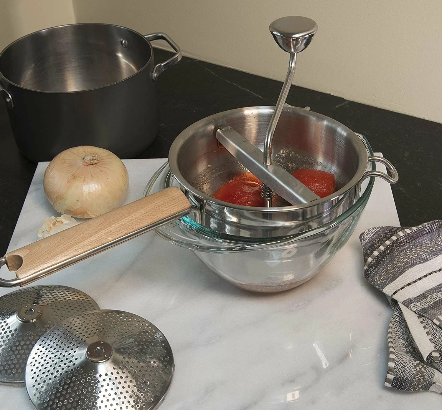 RSVP International RSVP Endurance Stainless Steel Food Mill 4 RSVP International RSVP Endurance Stainless Steel Food Mill - Image 2