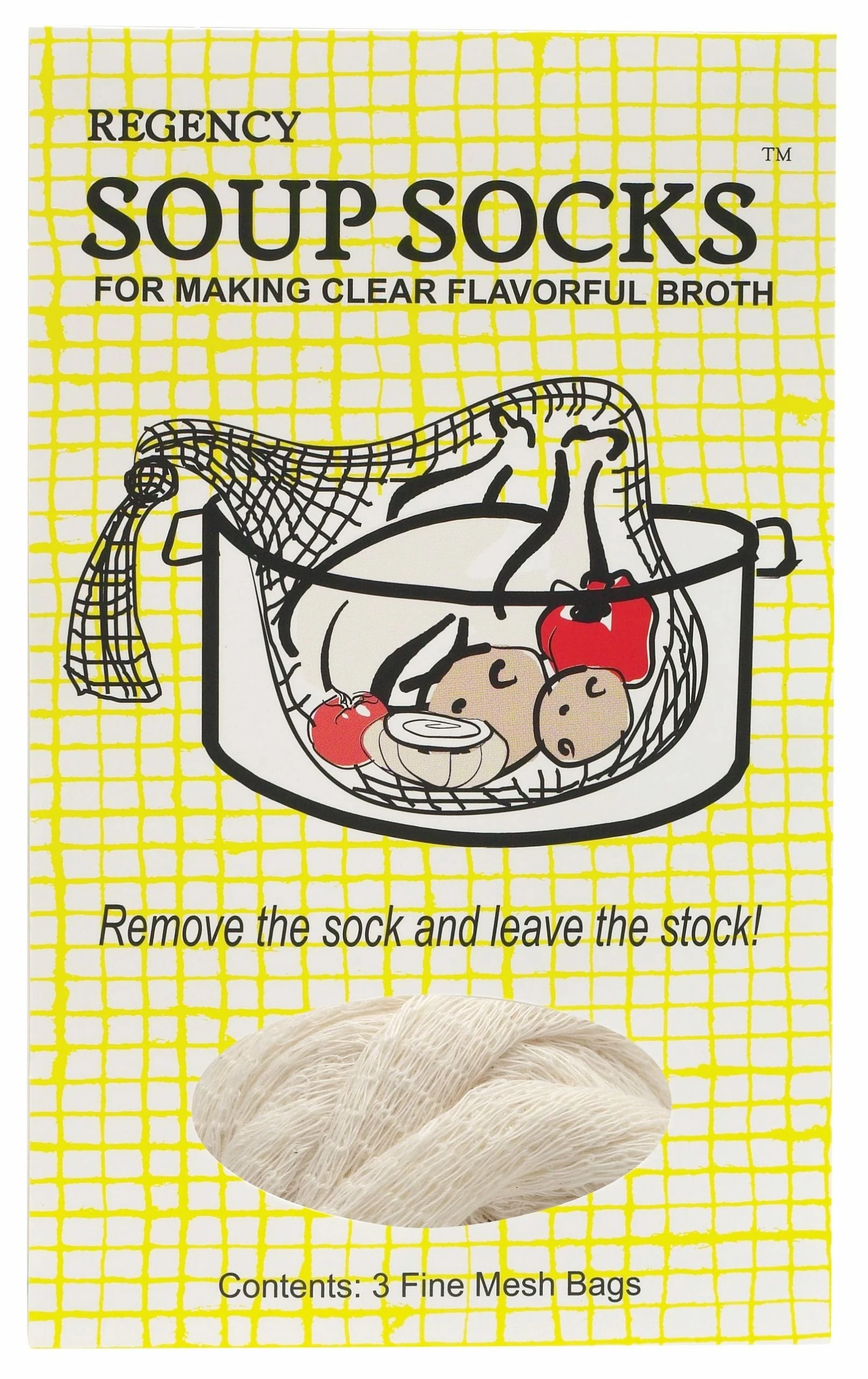 Harold Import Company HIC Soup Socks- Set Of 3 3 Harold Import Company HIC Soup Socks- Set Of 3