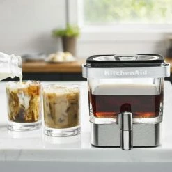 KitchenAid 38oz Cold Brew Coffee Maker | Brushed Stainless 9 KitchenAid 38oz Cold Brew Coffee Maker | Brushed Stainless -Curious Shop set p160688 2z.tif trade jpg