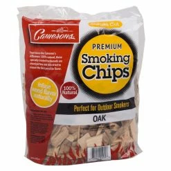 Camerons Products Camerons 2lb Outdoor BBQ Wood Chips Bag | Bourbon Oak