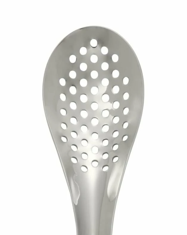 Mercer Culinary 6.75" Spherification Stainless Steel Plating Spoon 5 Mercer Culinary 6.75" Spherification Stainless Steel Plating Spoon - Image 3