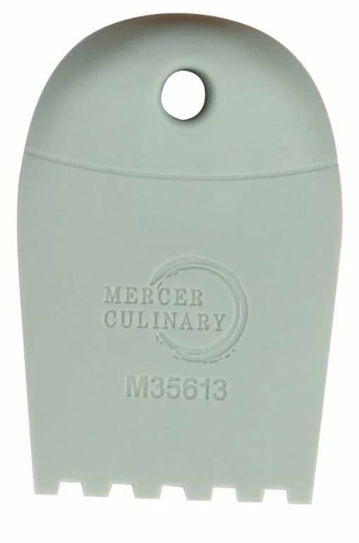 Mercer Culinary Silicone Plating Wedge - 5mm Square Notch 5 Mercer Culinary Silicone Plating Wedge - 5mm Square Notch - Image 3