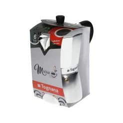 Tognana 6-Cup Stovetop Coffee Maker | Mirror -Curious Shop sscoffee4